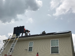 workers on roof