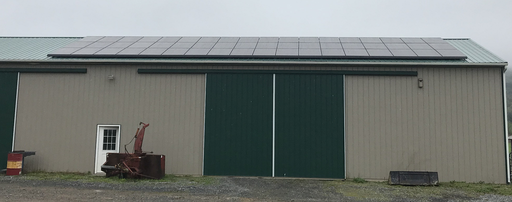 outdoor roof solar panels